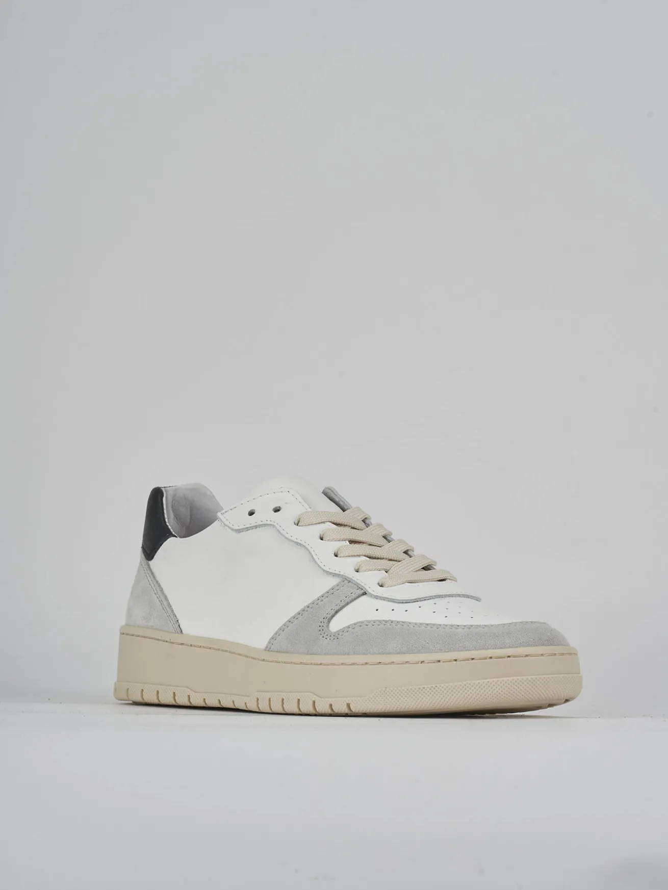 Sneakers pelle bianco