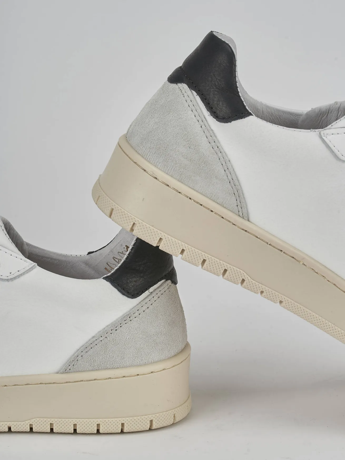 Sneakers pelle bianco