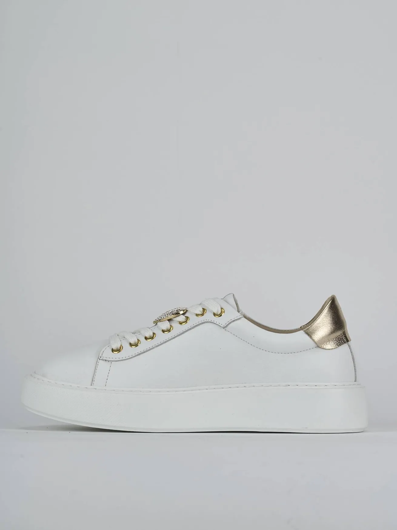 Sneakers pelle bianco