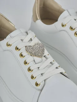 Sneakers pelle bianco