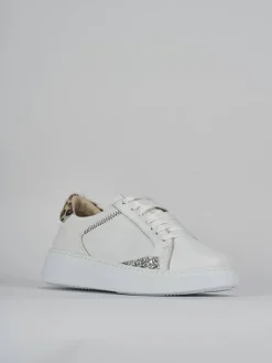 Sneakers pelle bianco