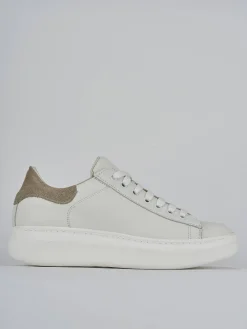 Sneakers pelle bianco