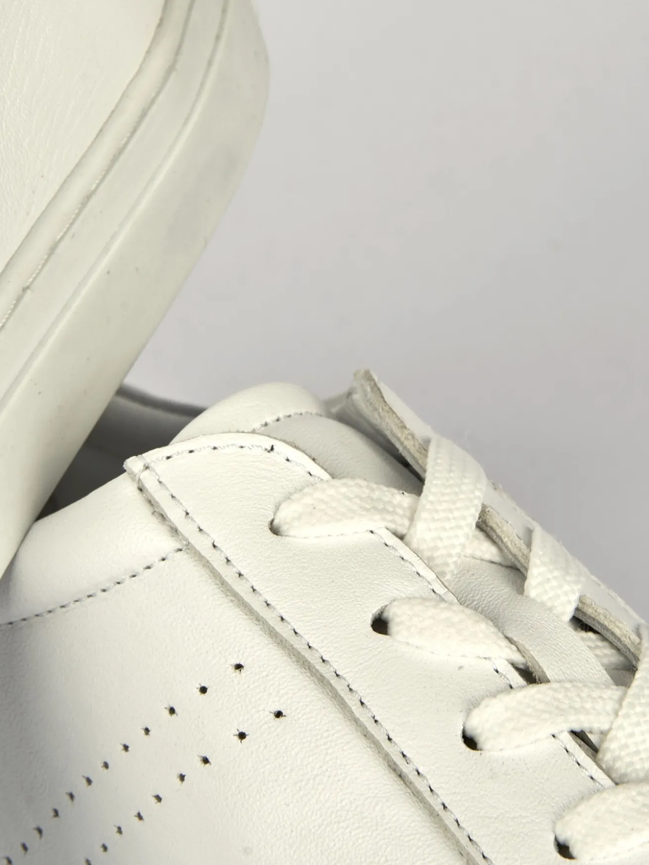 Sneakers pelle bianco
