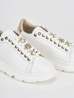 Sneakers pelle bianco