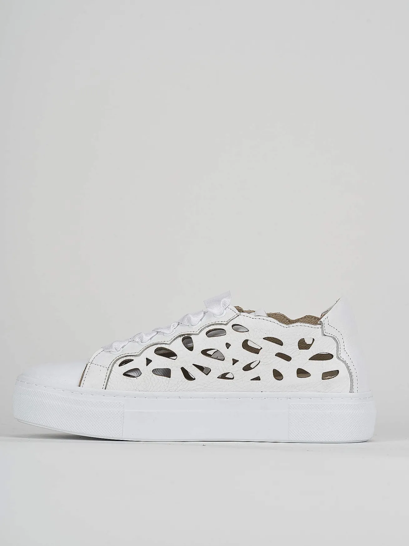 Sneakers pelle bianco