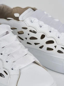 Sneakers pelle bianco
