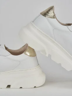 Sneakers pelle bianco