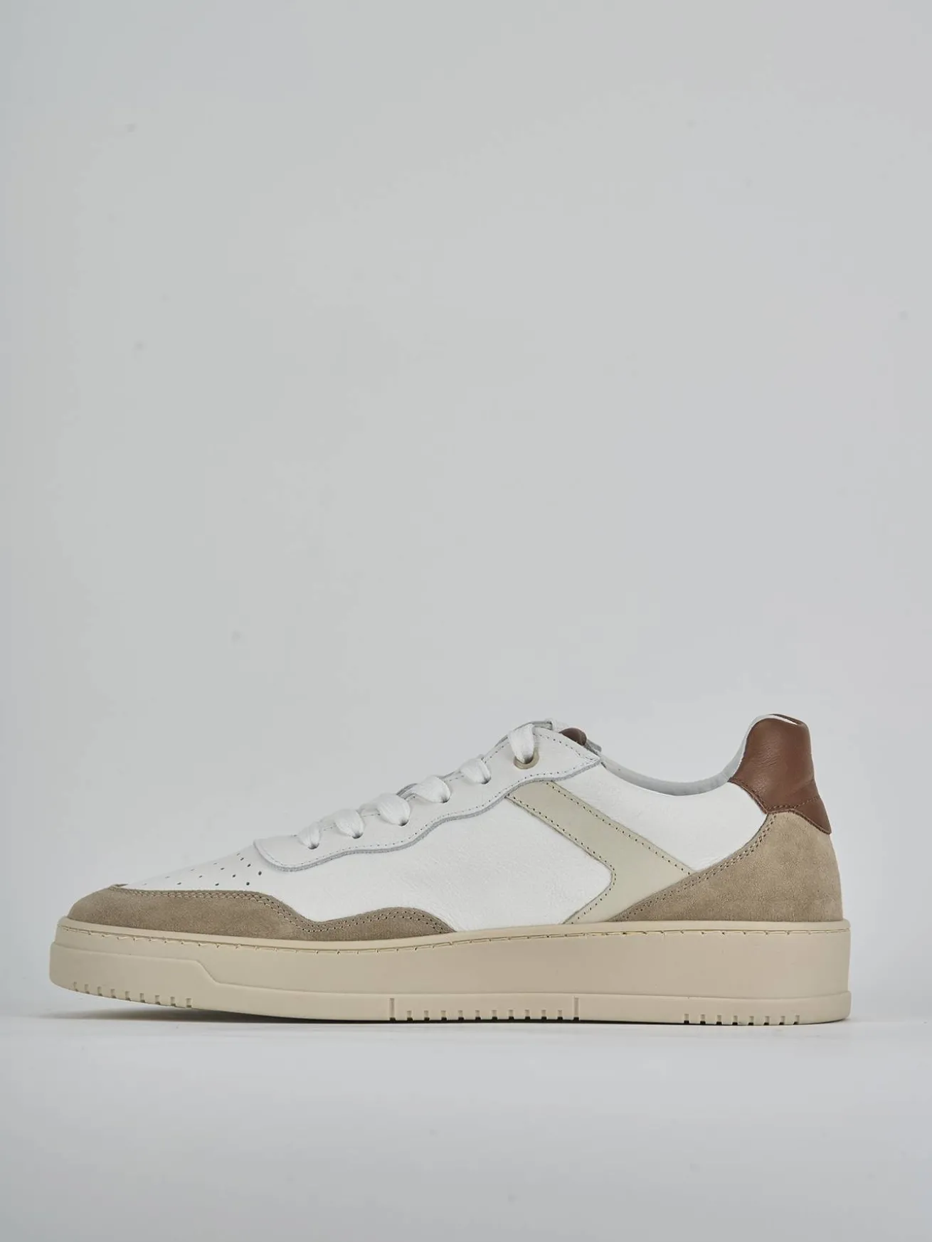Sneakers pelle bianco