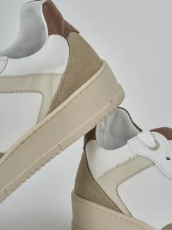 Sneakers pelle bianco