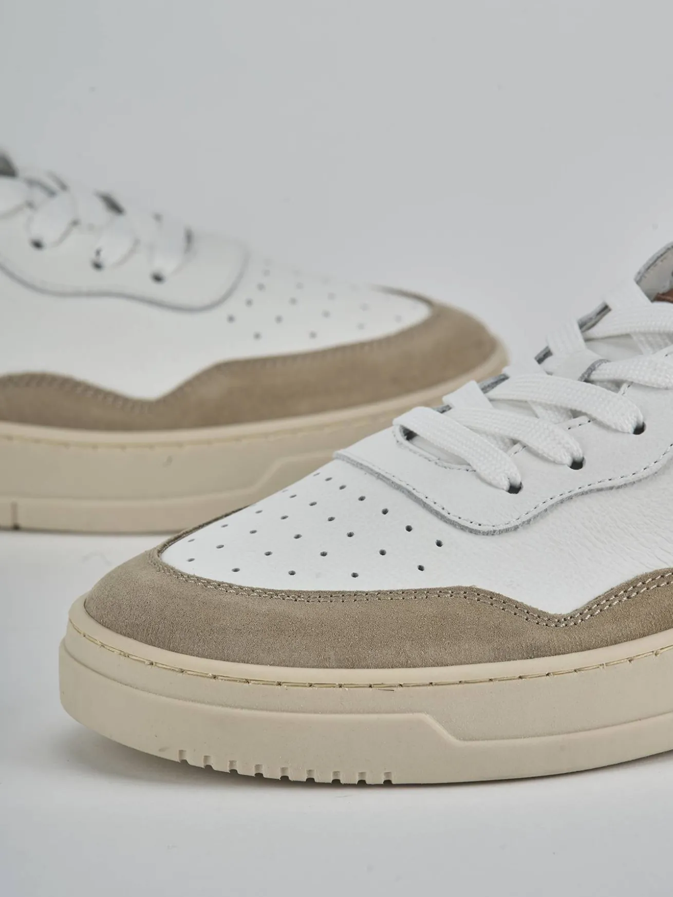 Sneakers pelle bianco