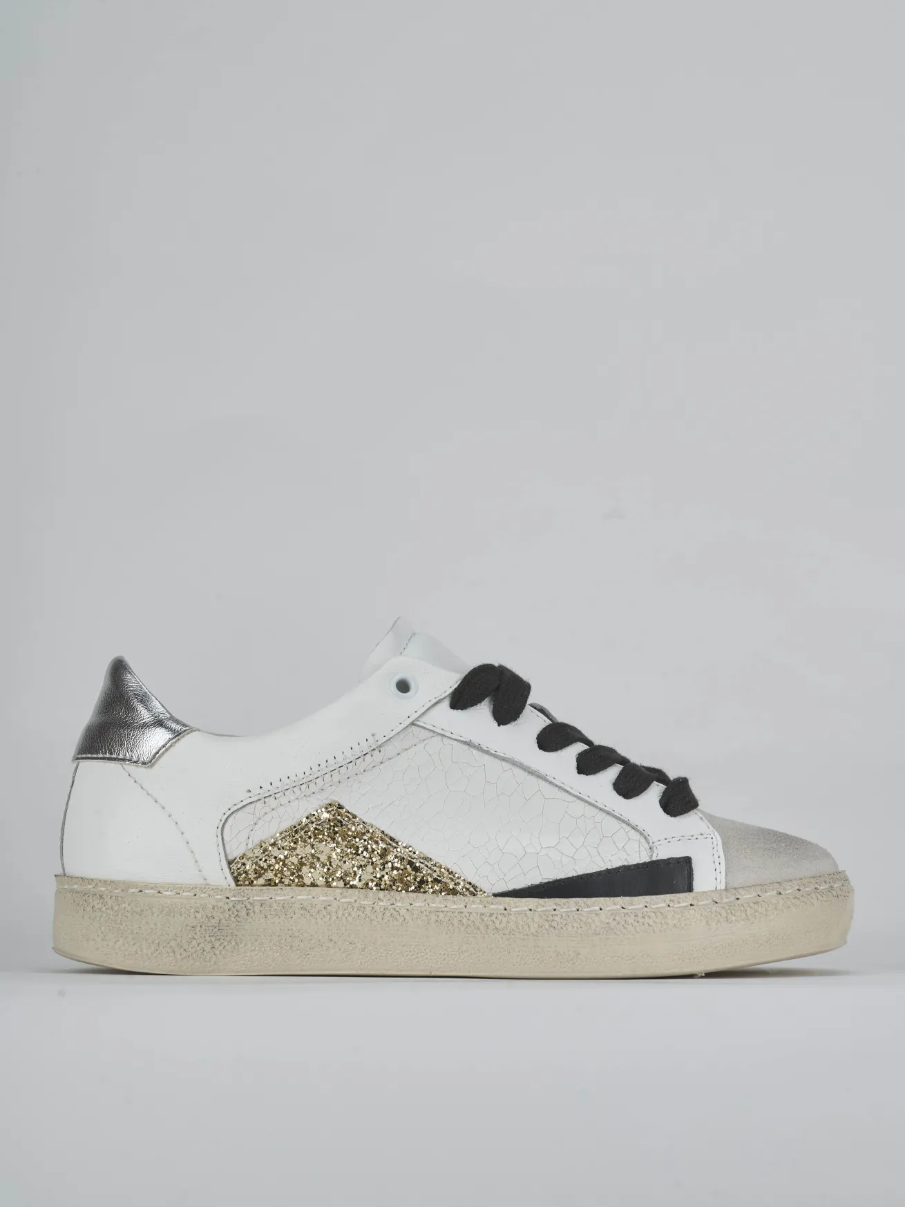 Sneakers pelle bianco