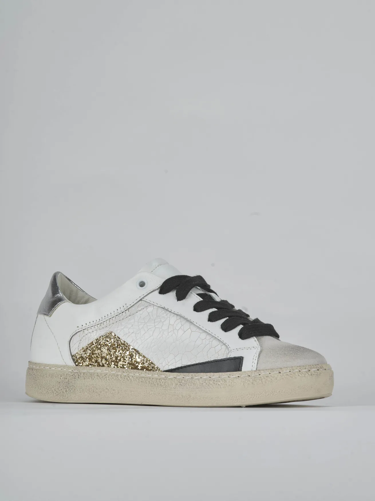Sneakers pelle bianco