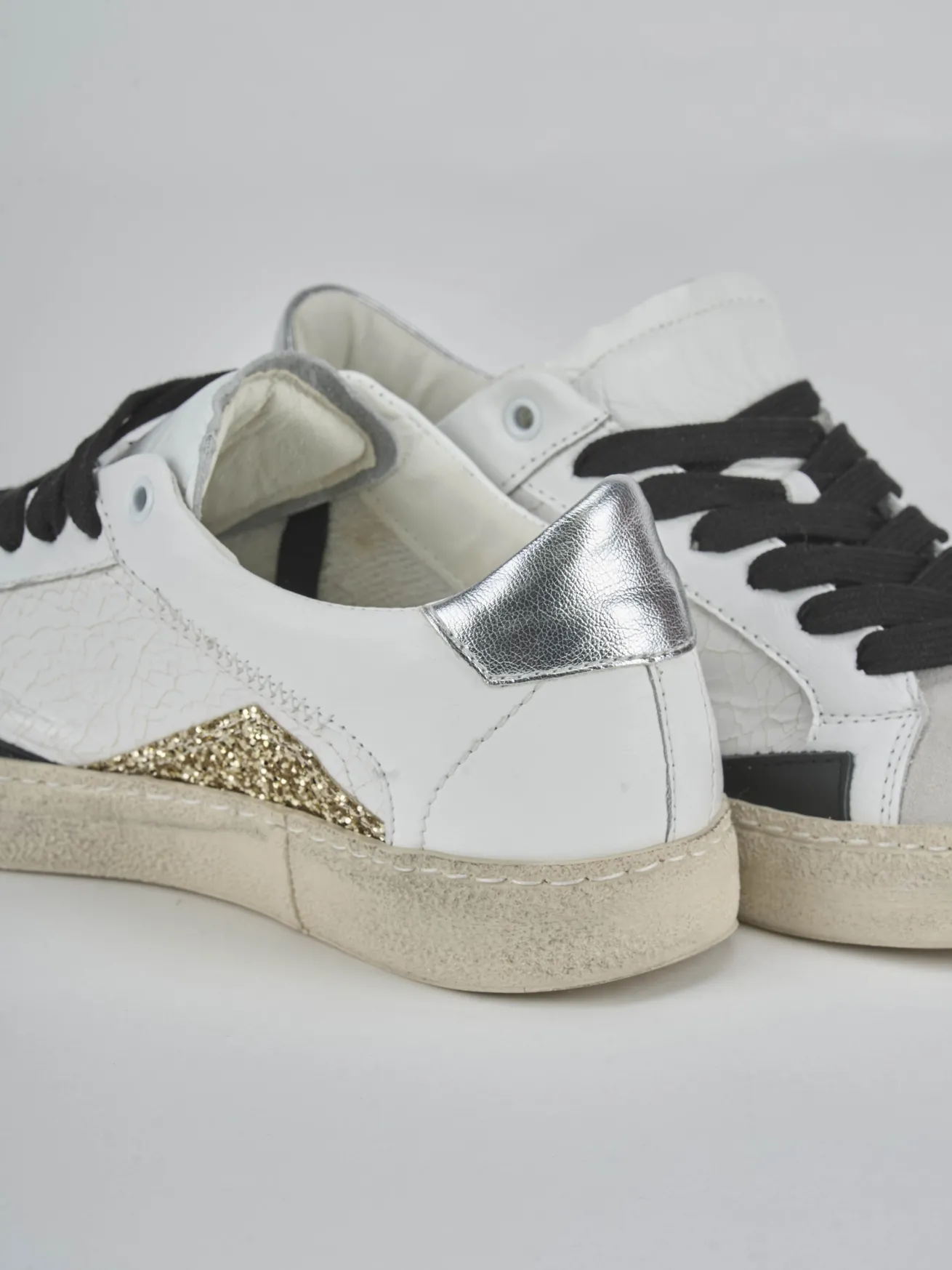 Sneakers pelle bianco