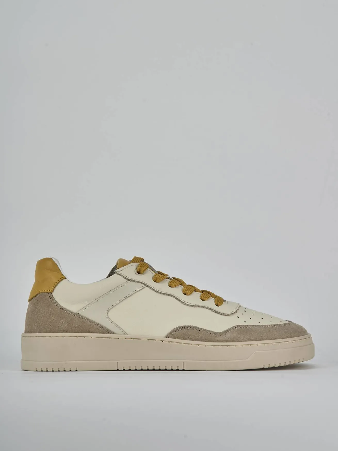 Sneakers pelle bianco