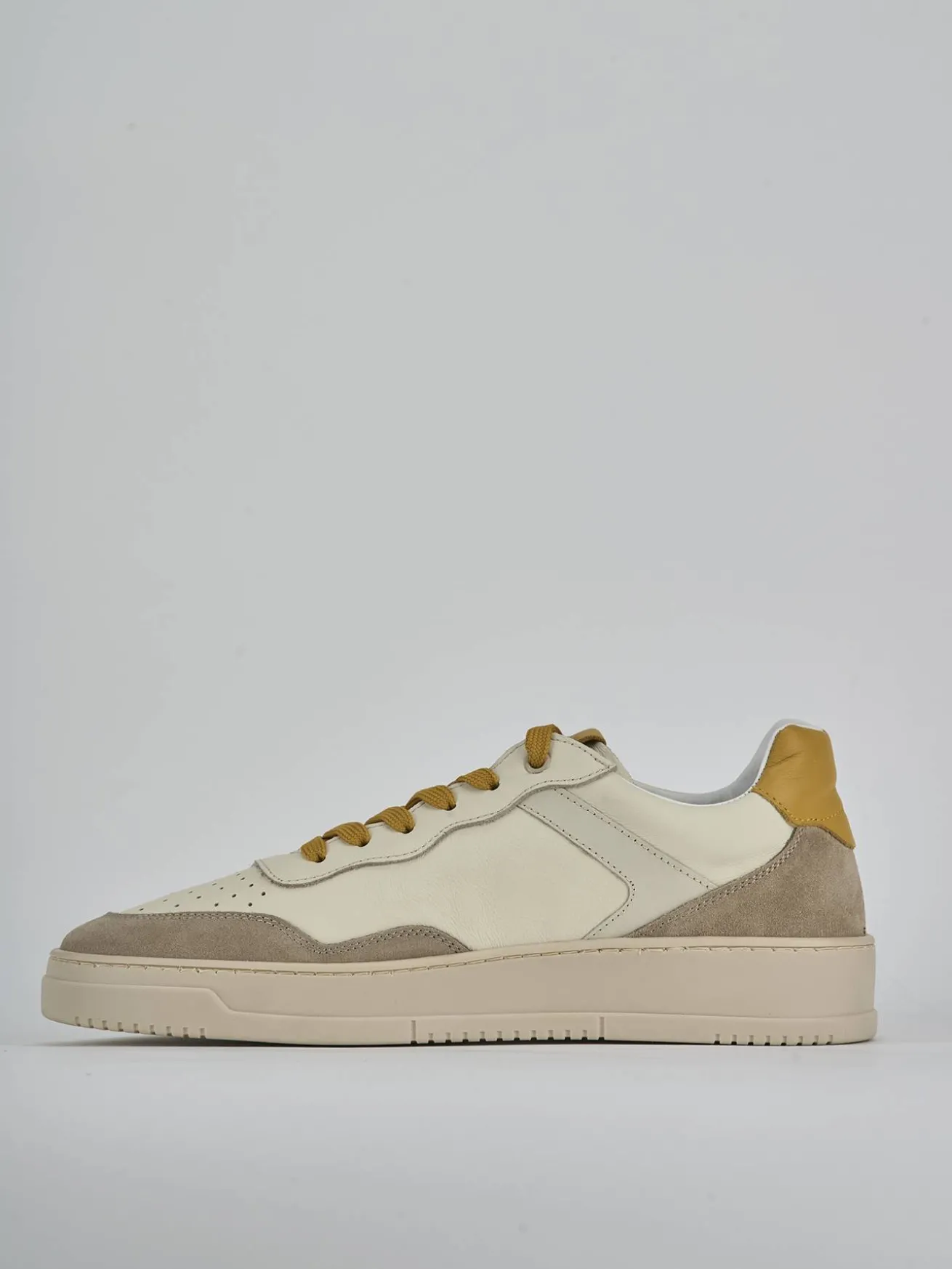 Sneakers pelle bianco