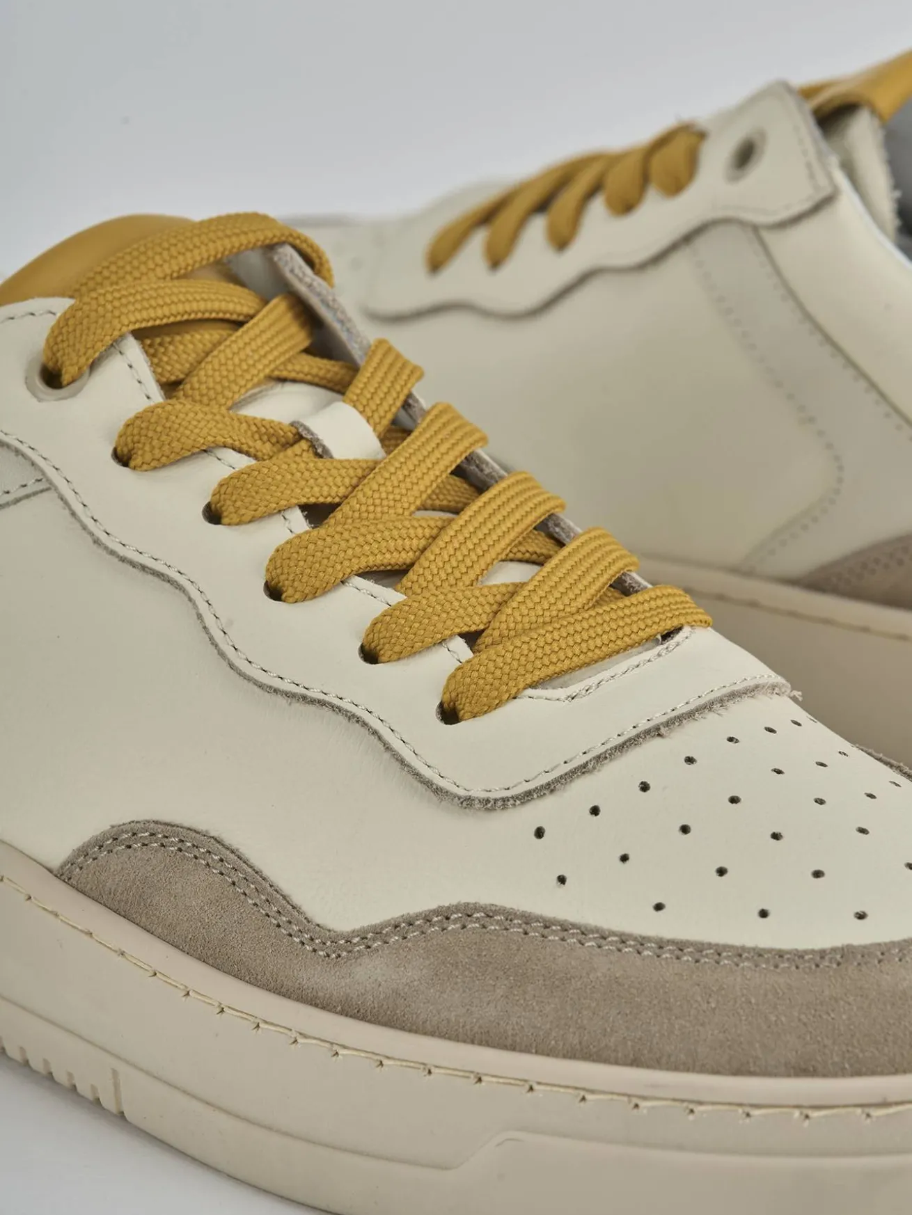 Sneakers pelle bianco