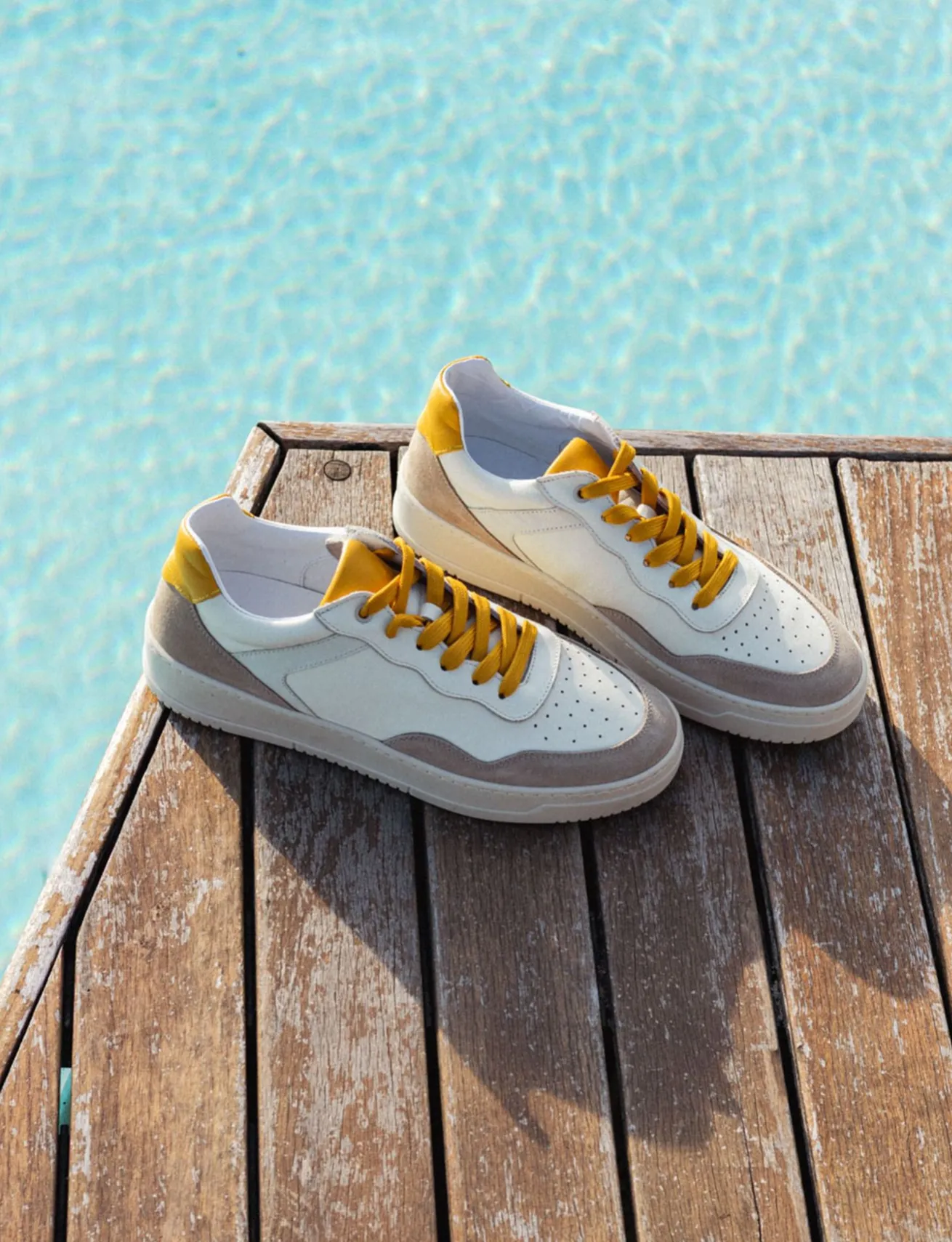 Sneakers pelle bianco