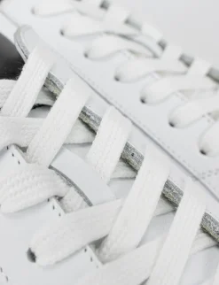 Sneakers pelle bianco