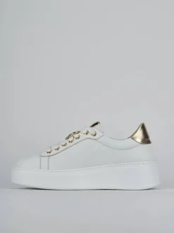 Sneakers pelle bianco