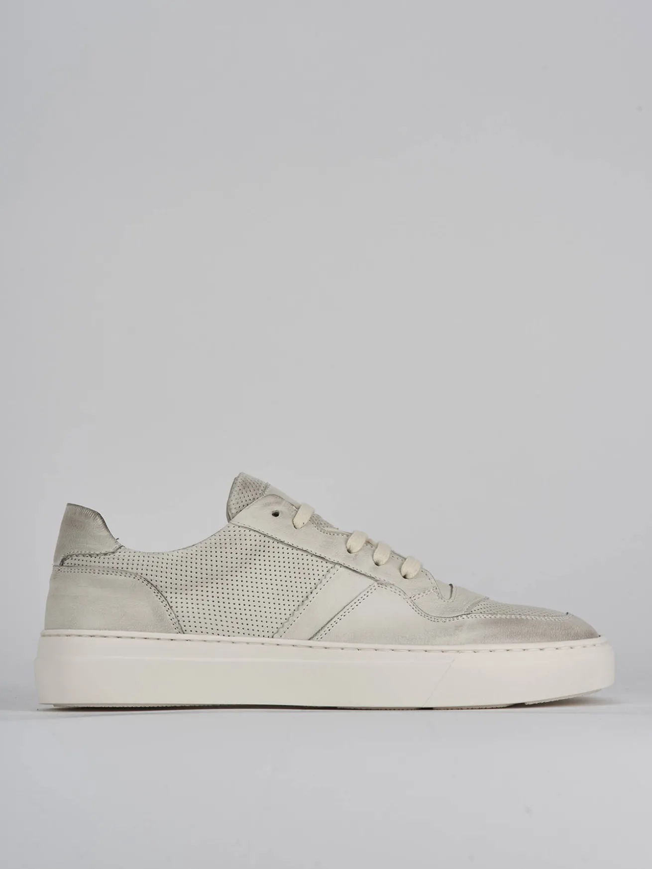 Sneakers pelle bianco