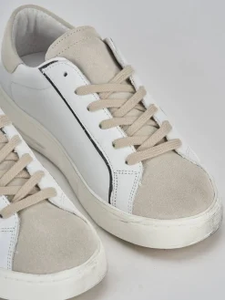 Sneakers pelle bianco