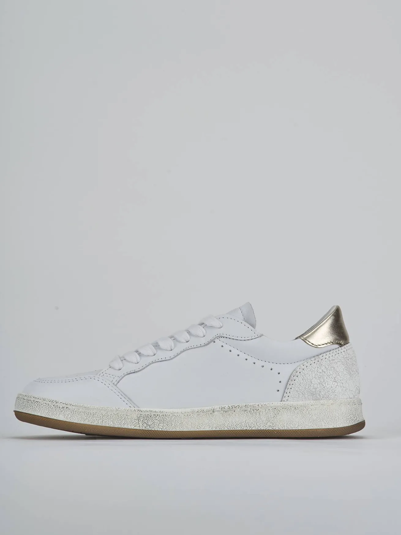 Sneakers pelle bianco