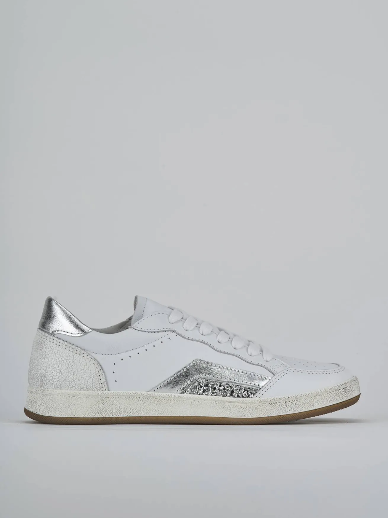 Sneakers pelle bianco