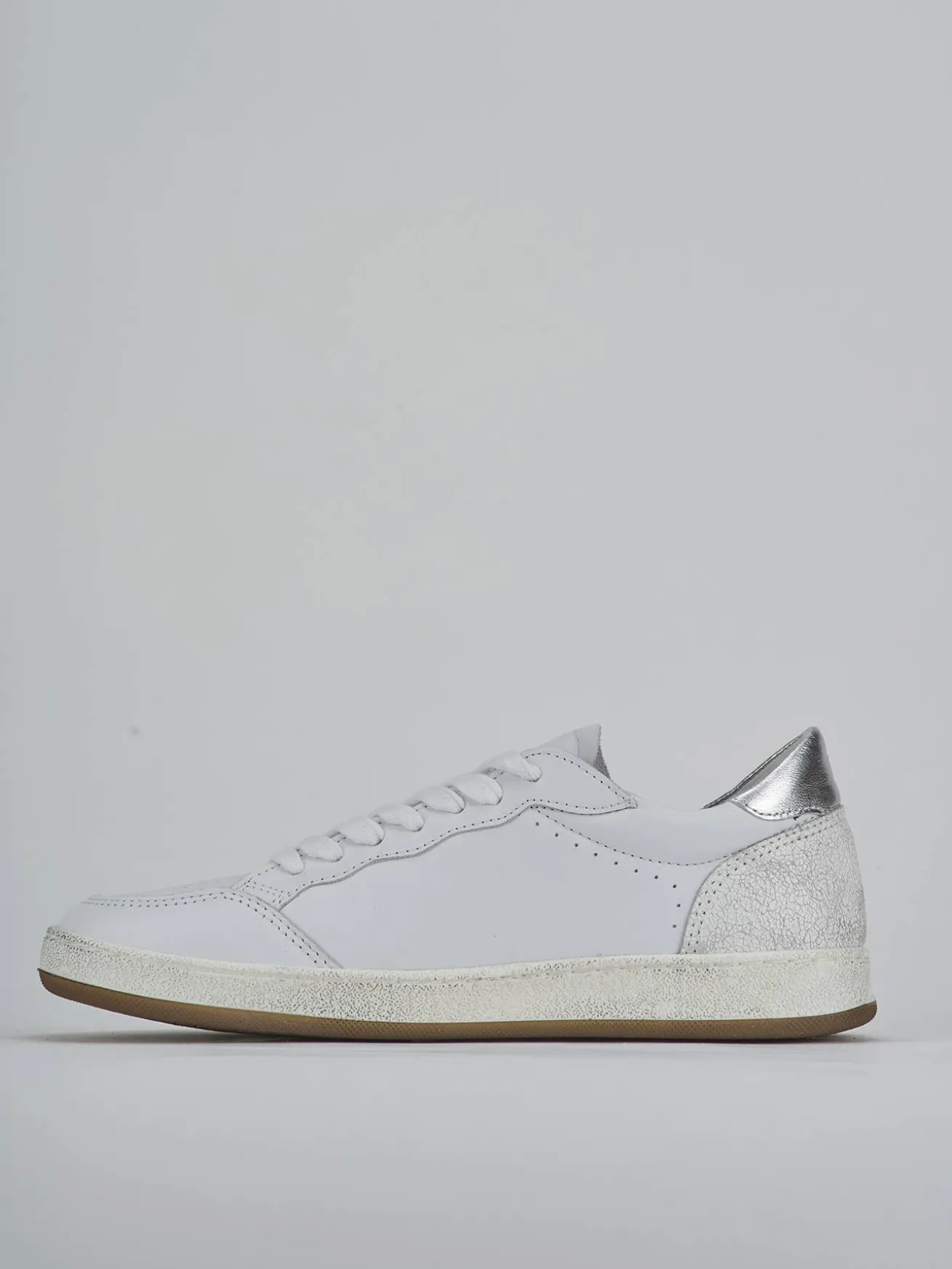 Sneakers pelle bianco