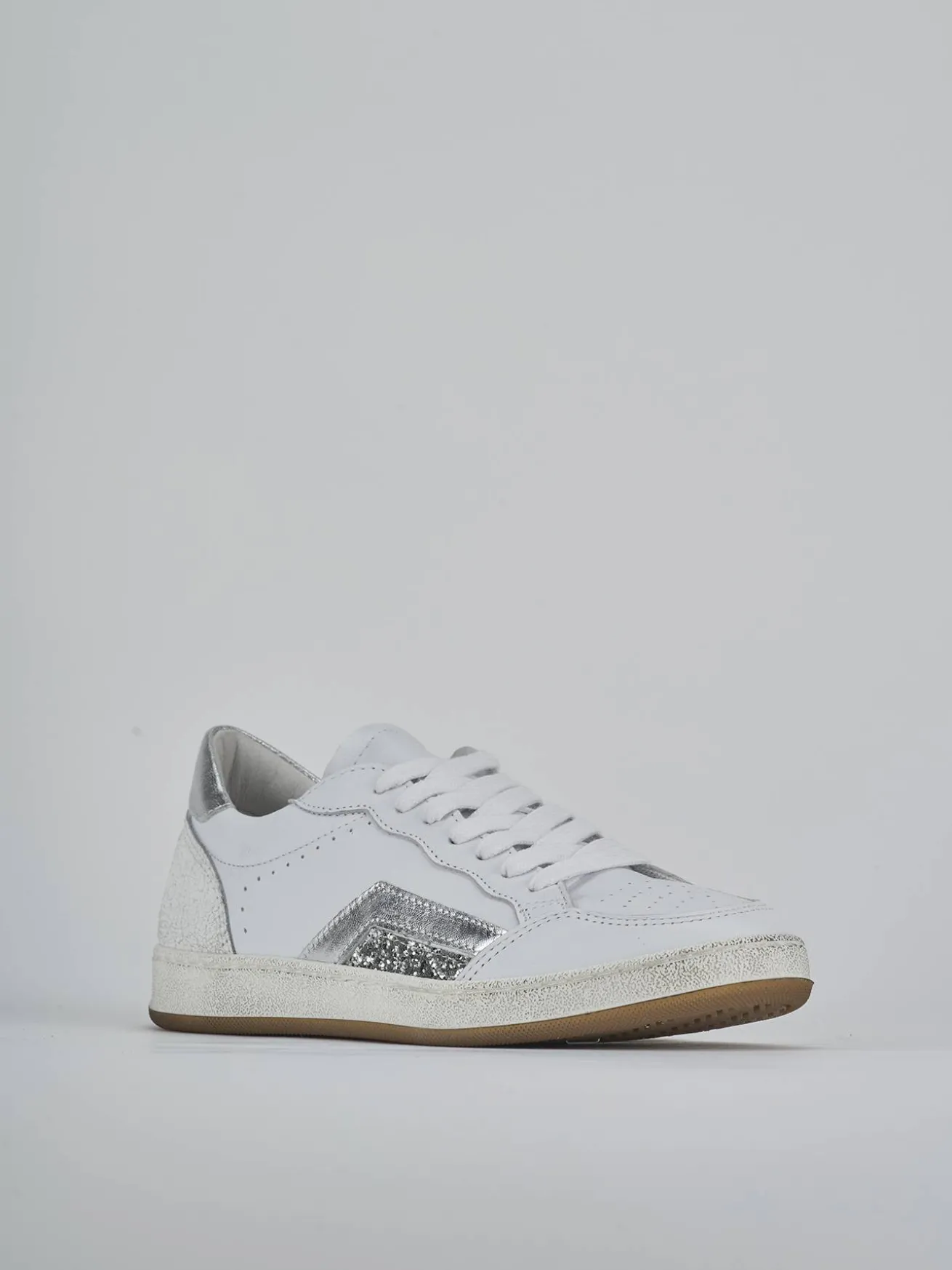 Sneakers pelle bianco