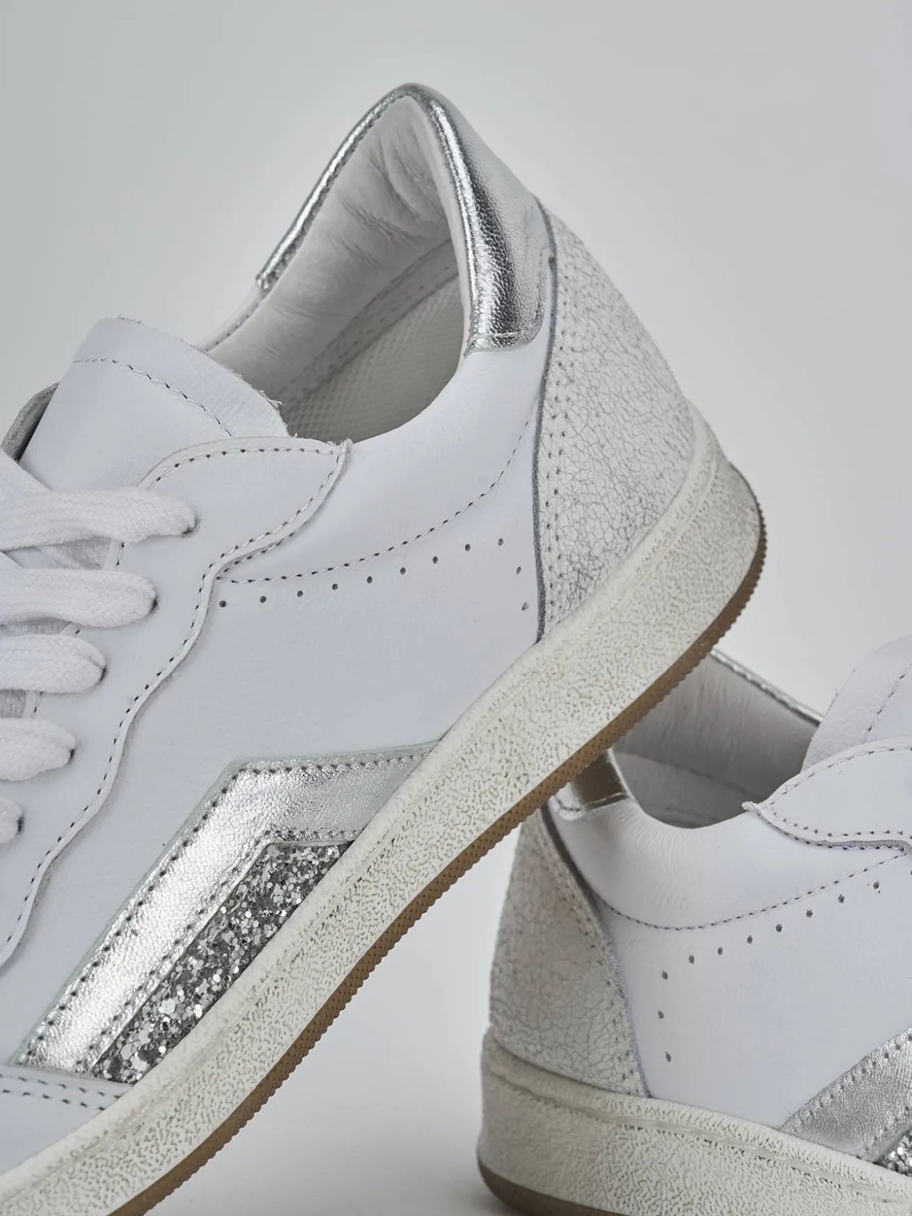 Sneakers pelle bianco