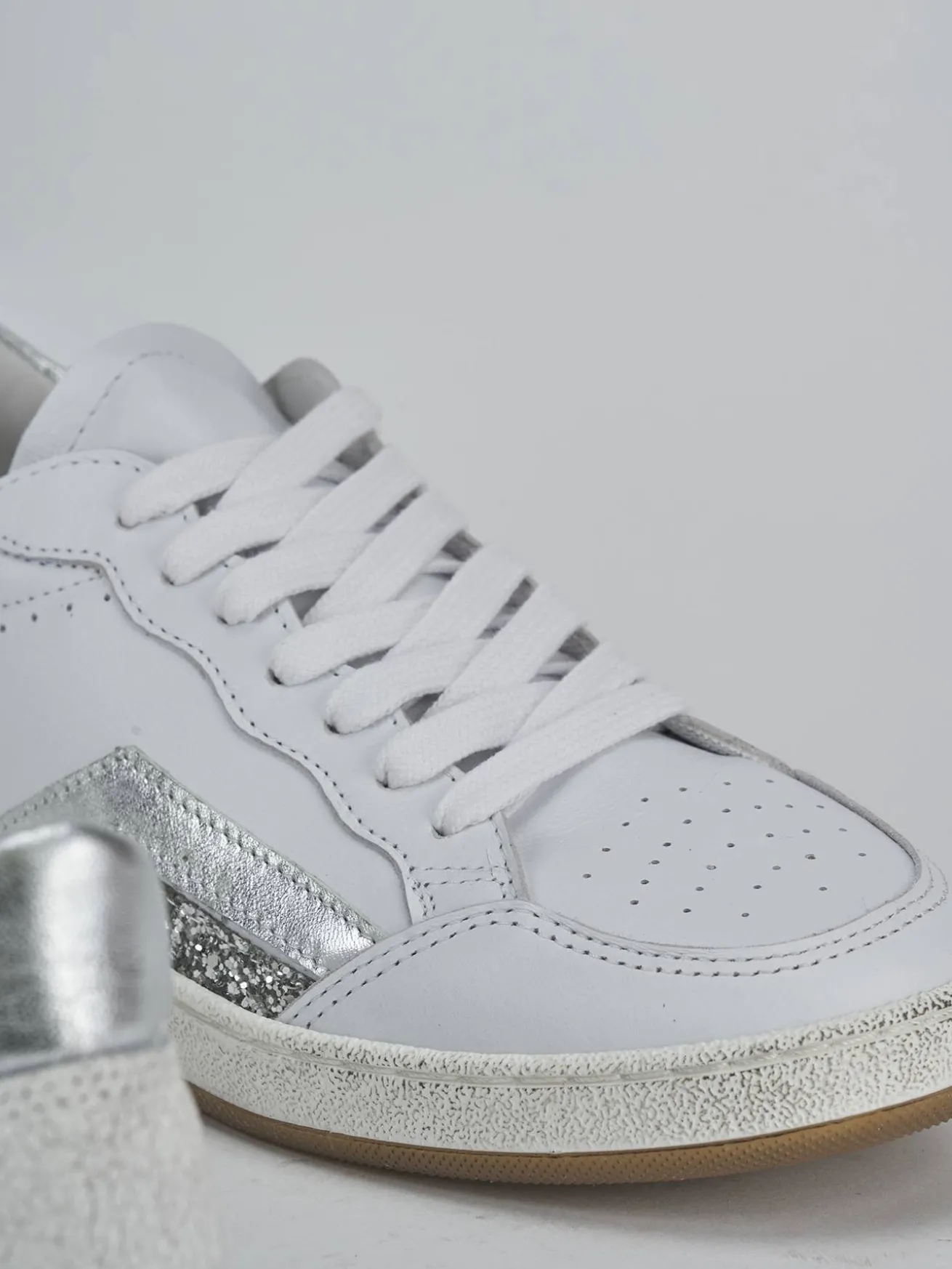 Sneakers pelle bianco