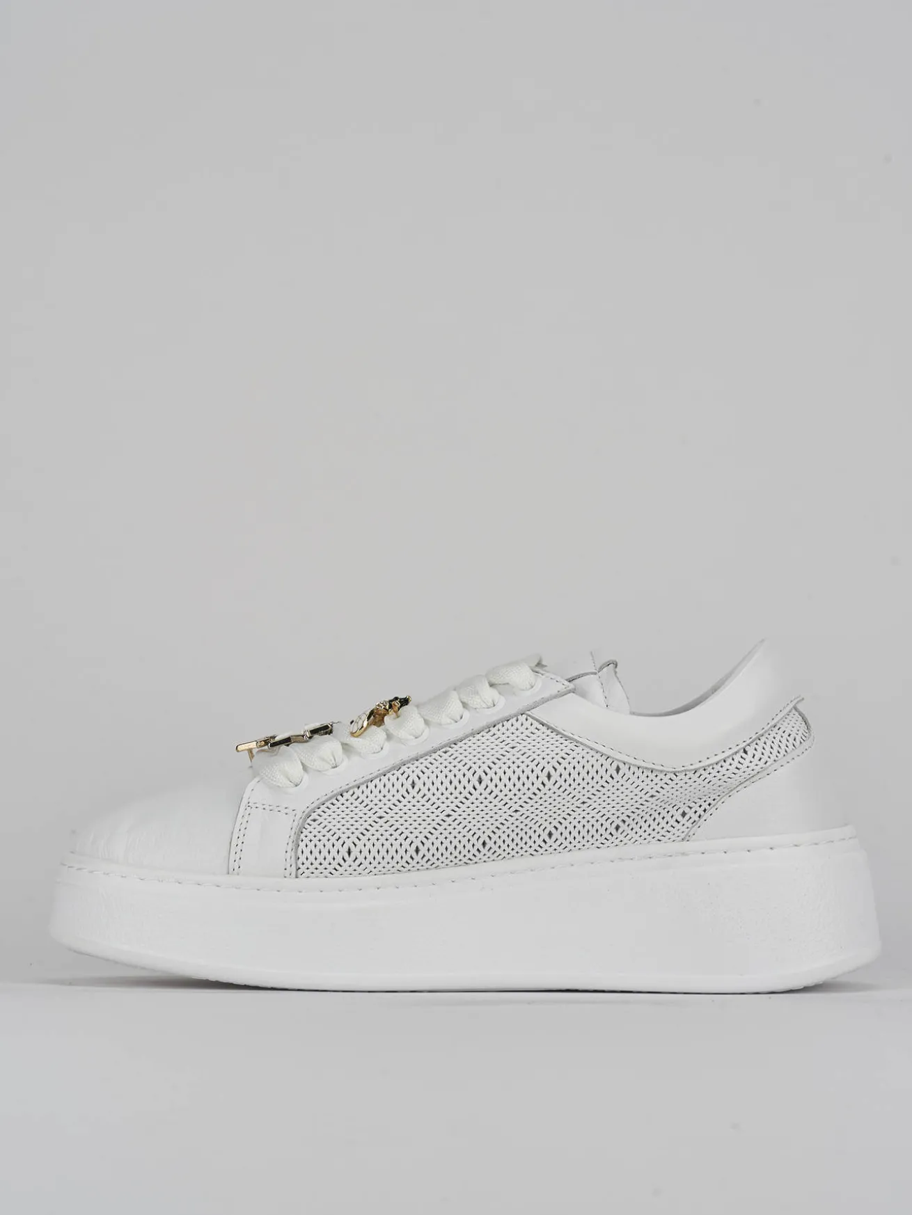 Sneakers pelle bianco