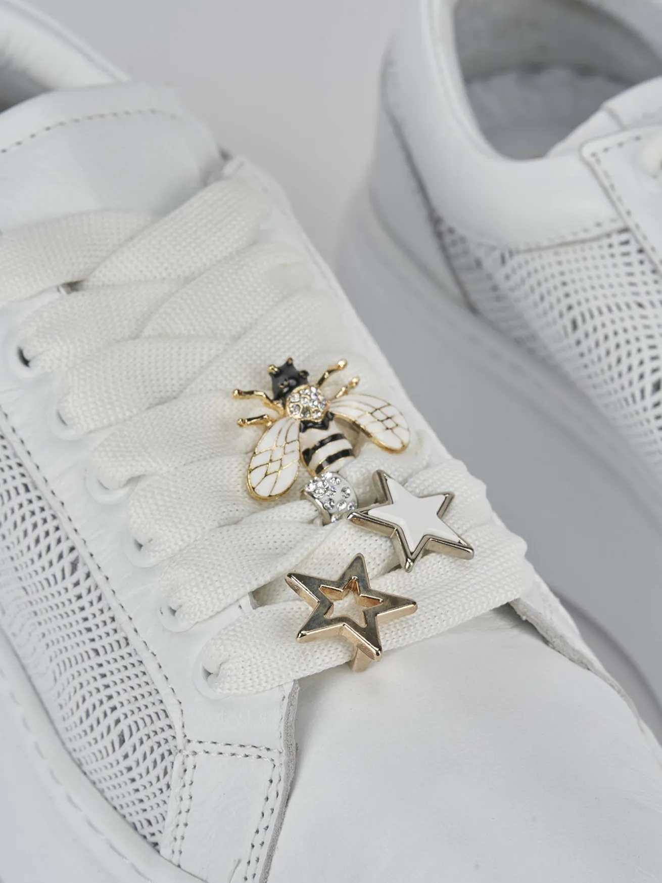 Sneakers pelle bianco