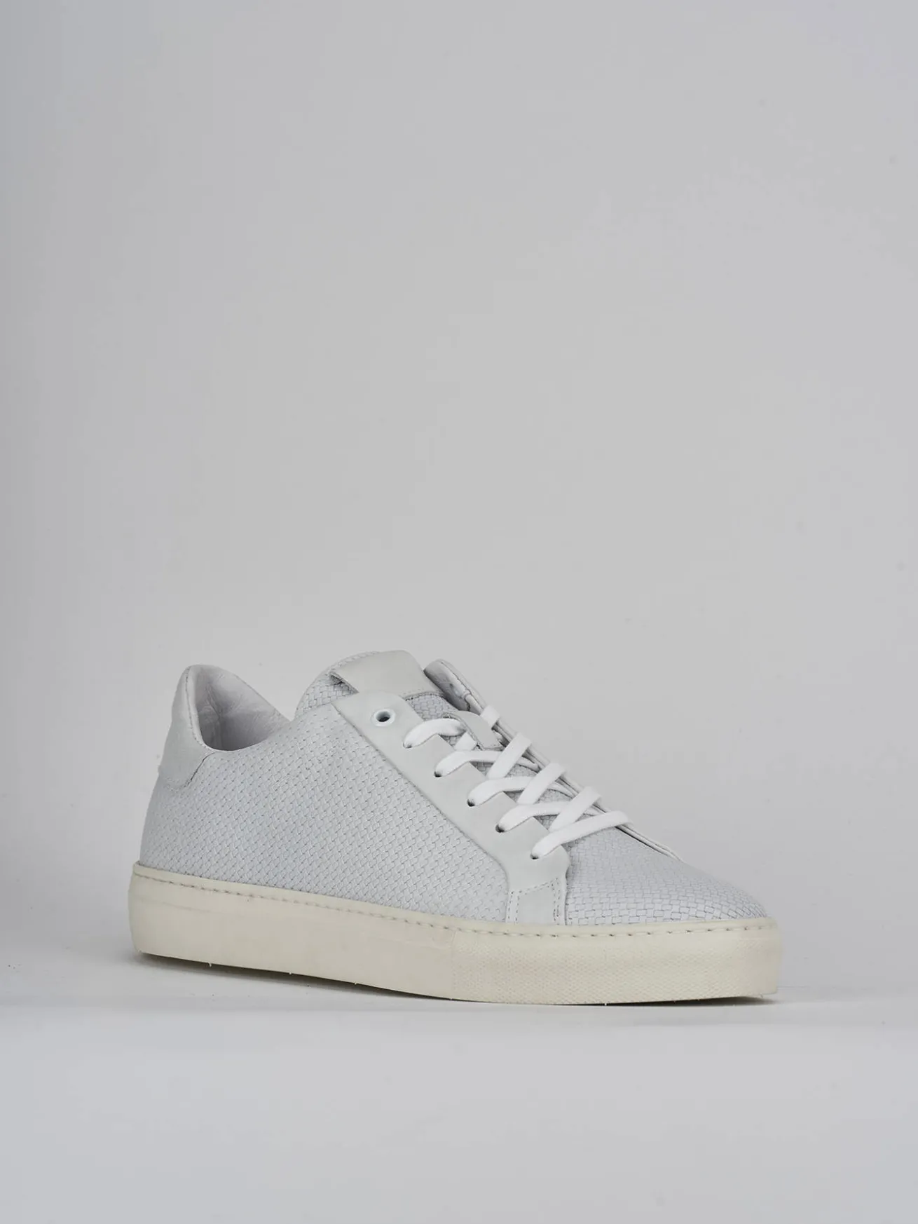 Sneakers pelle bianco
