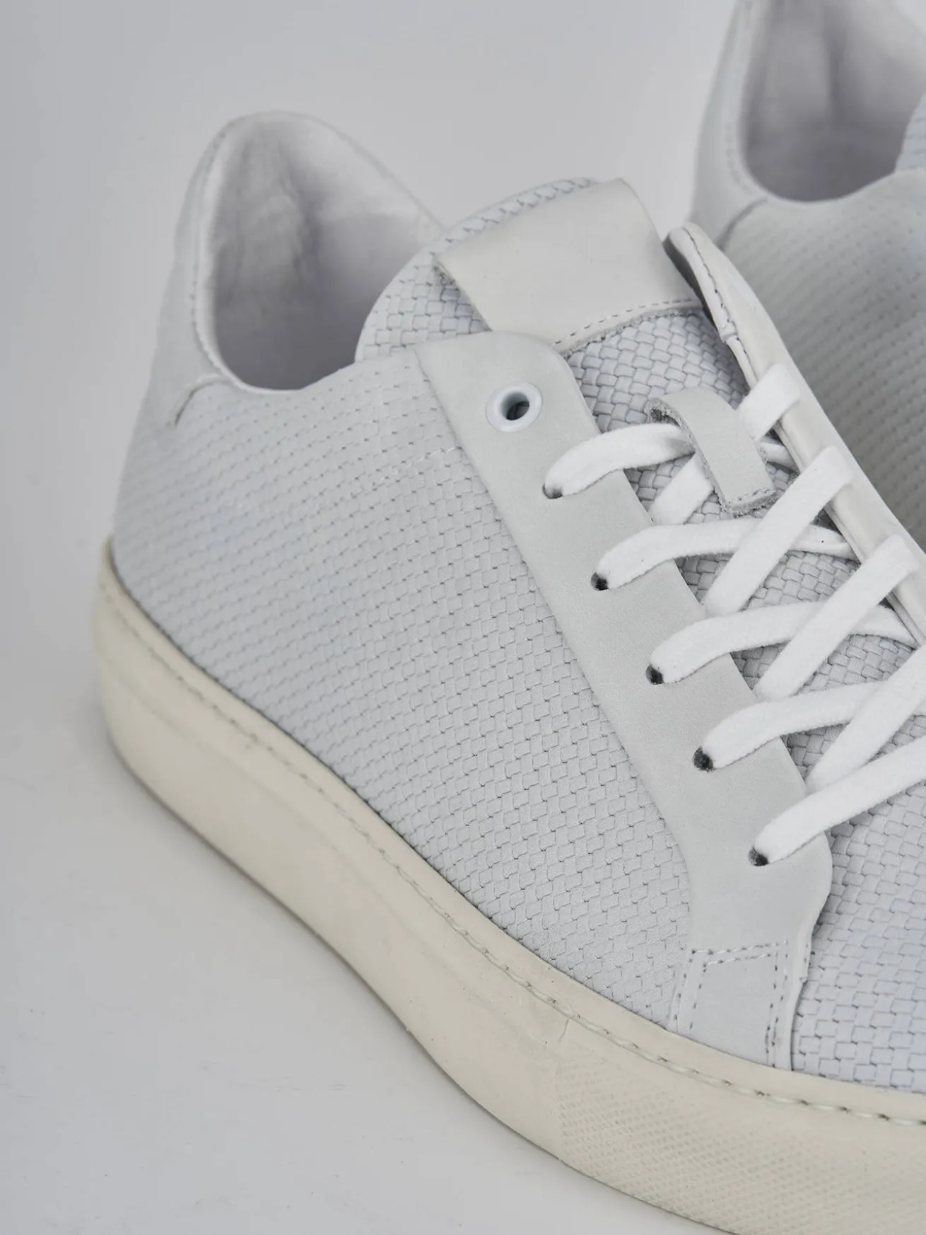 Sneakers pelle bianco