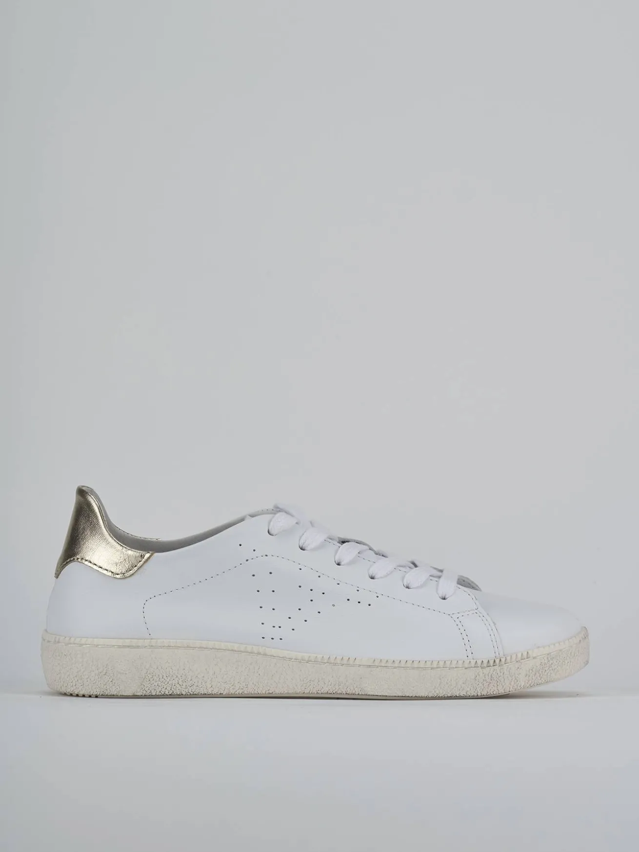 Sneakers pelle bianco