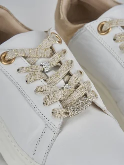 Sneakers pelle bianco