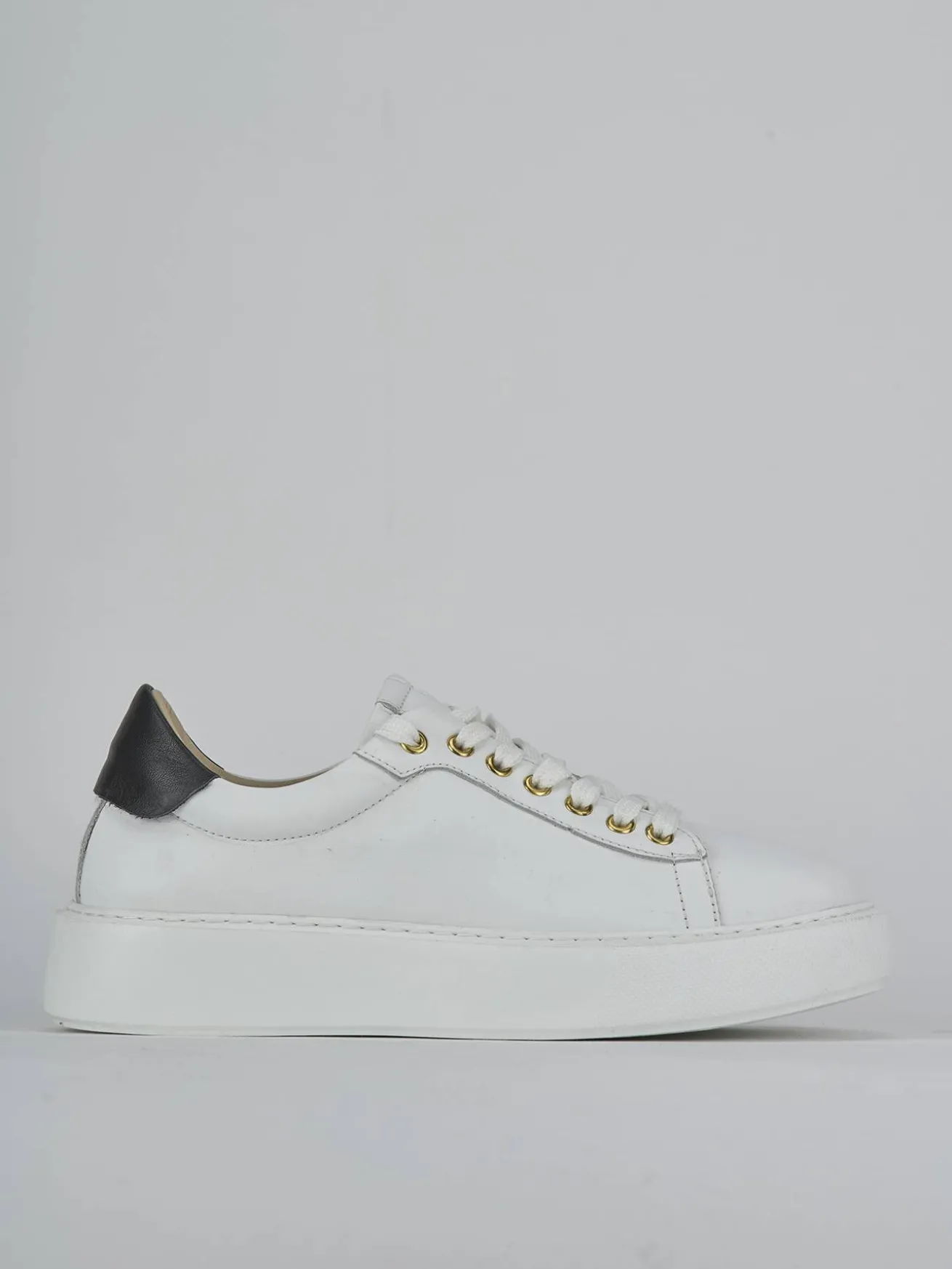 Sneakers pelle bianco