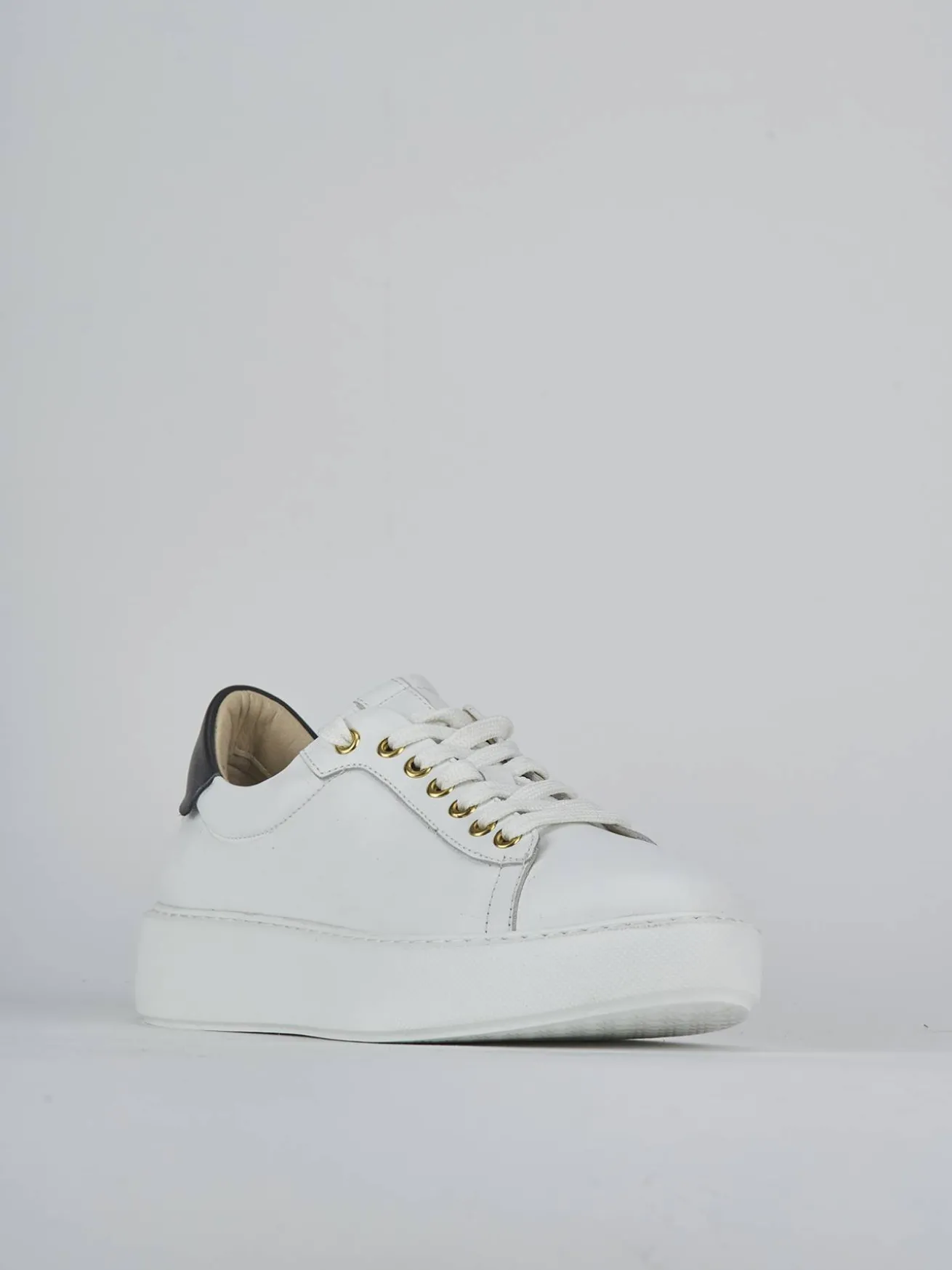 Sneakers pelle bianco