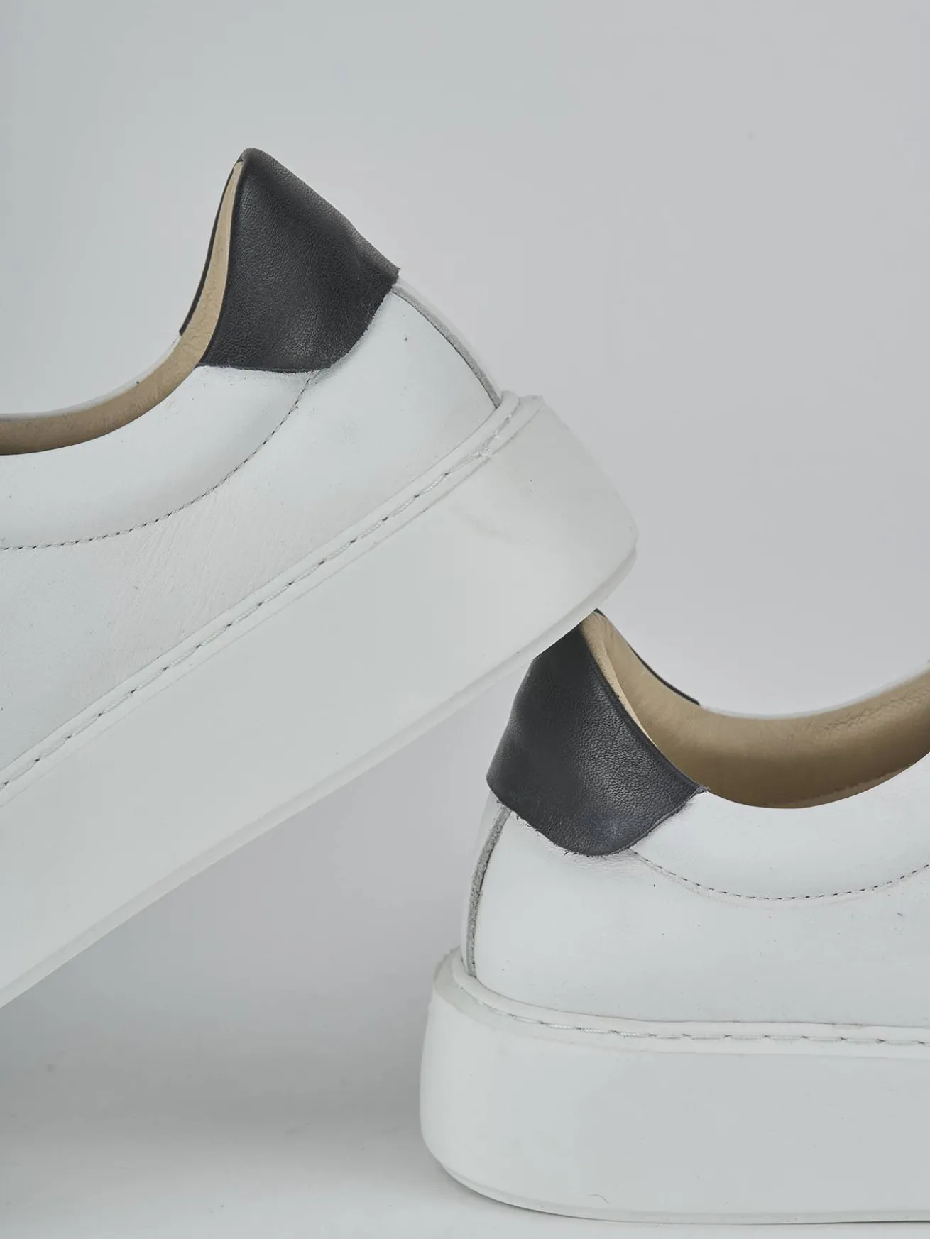 Sneakers pelle bianco