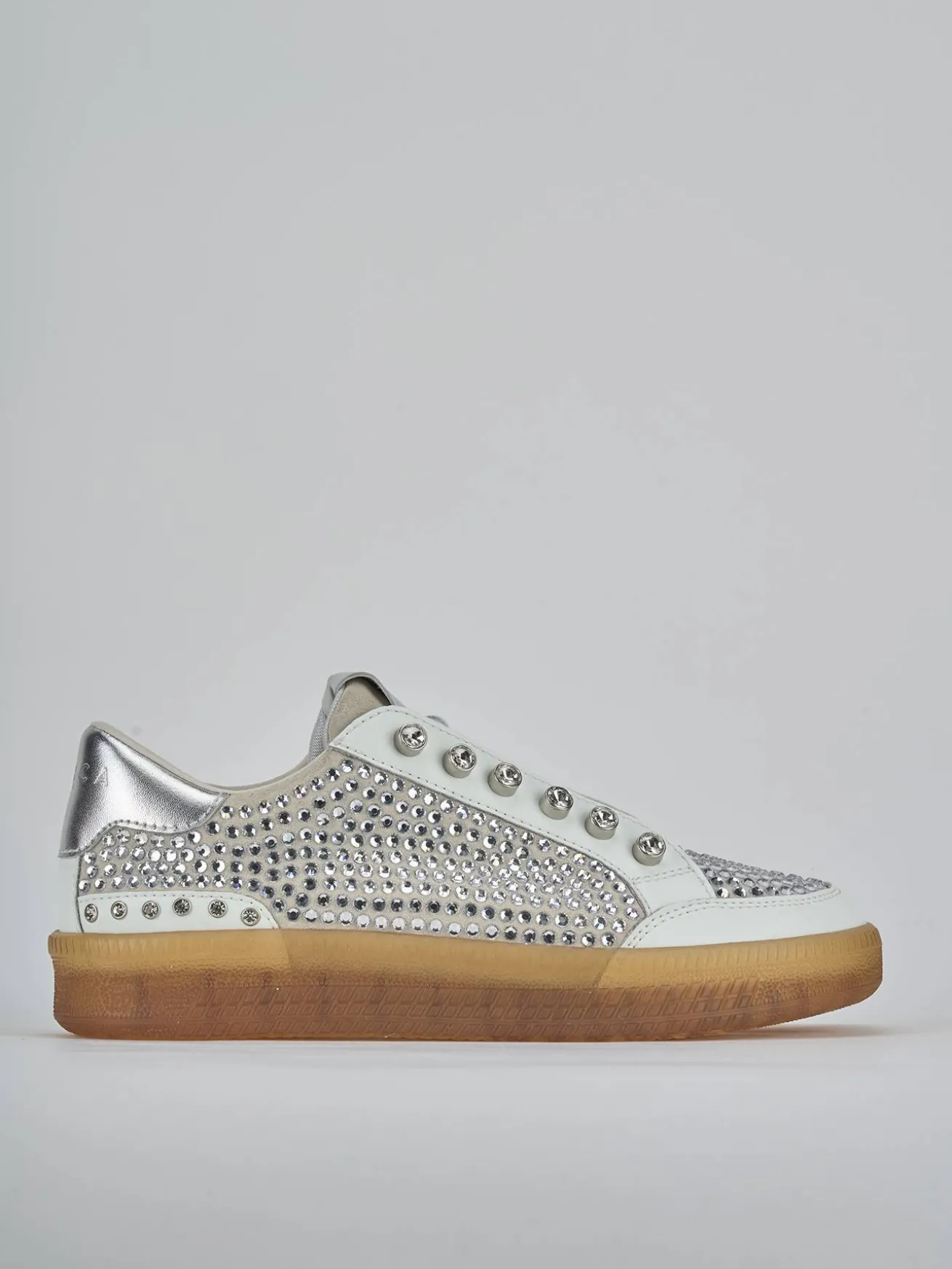 Sneakers pelle bianco