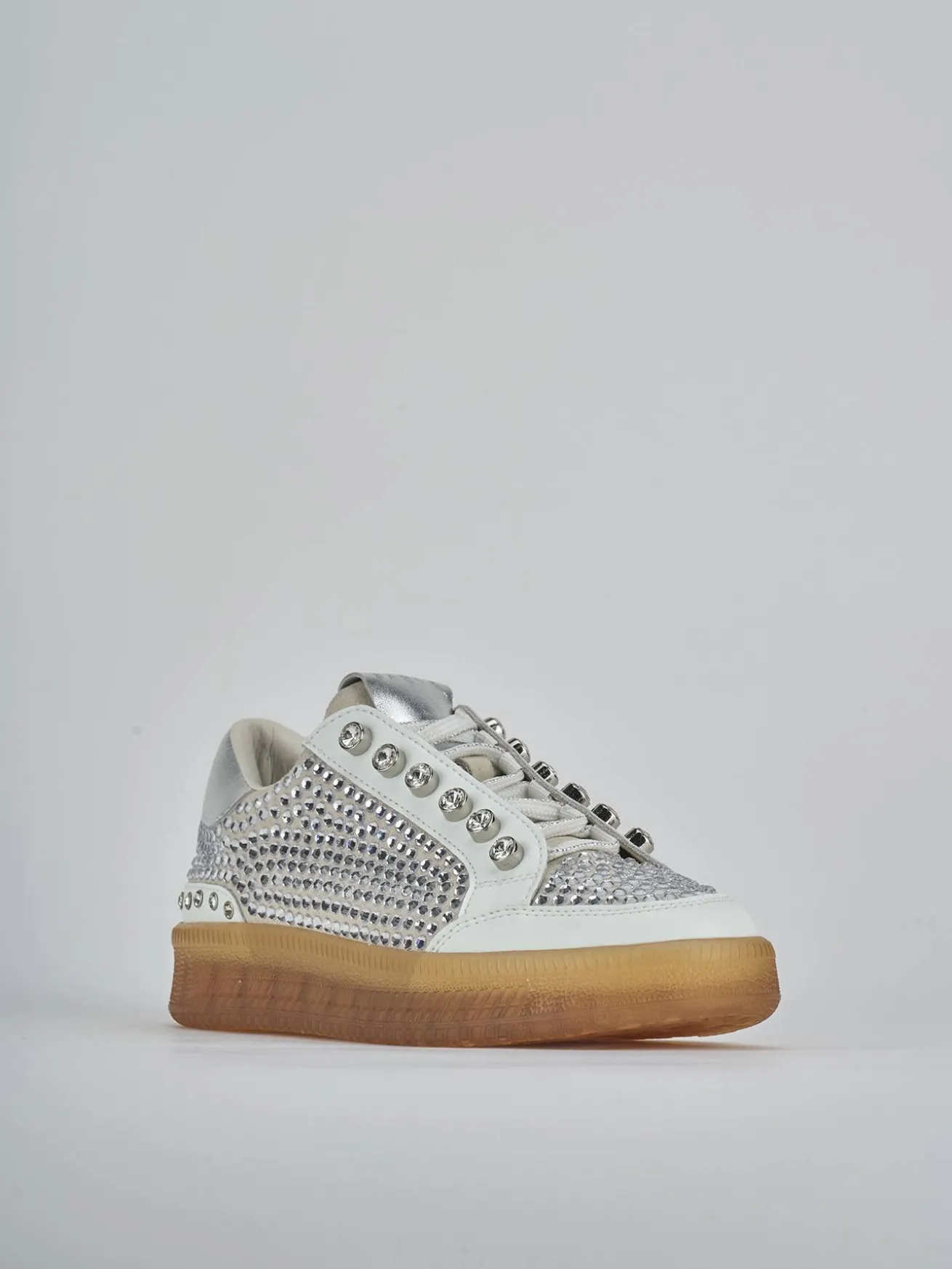 Sneakers pelle bianco