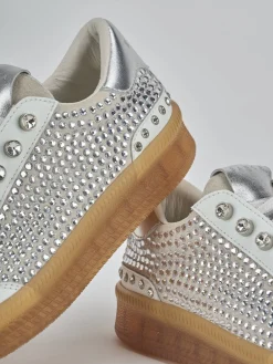 Sneakers pelle bianco