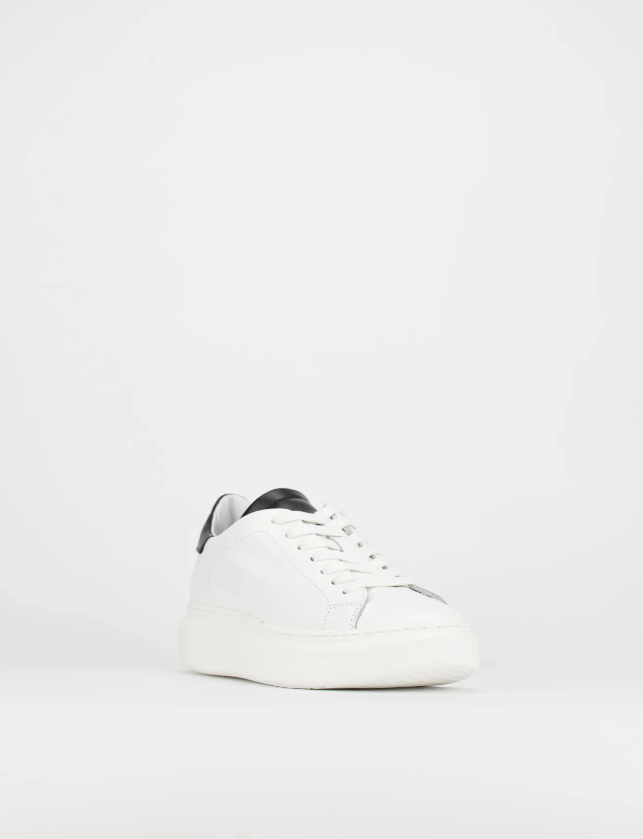 Sneakers pelle bianco