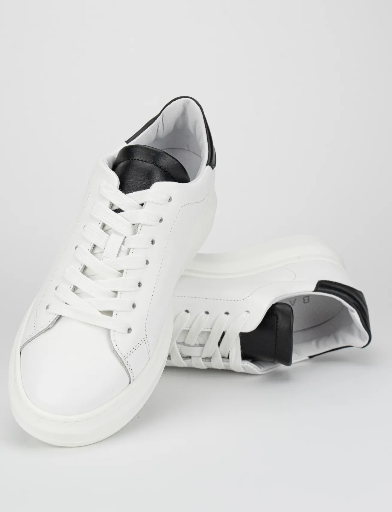 Sneakers pelle bianco