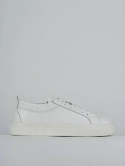 Sneakers pelle bianco