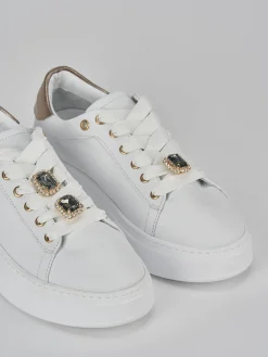 Sneakers pelle bianco