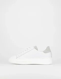 Sneakers pelle bianco