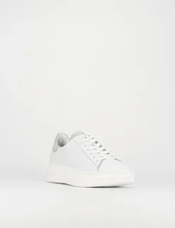 Sneakers pelle bianco