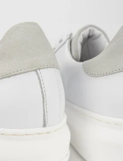 Sneakers pelle bianco